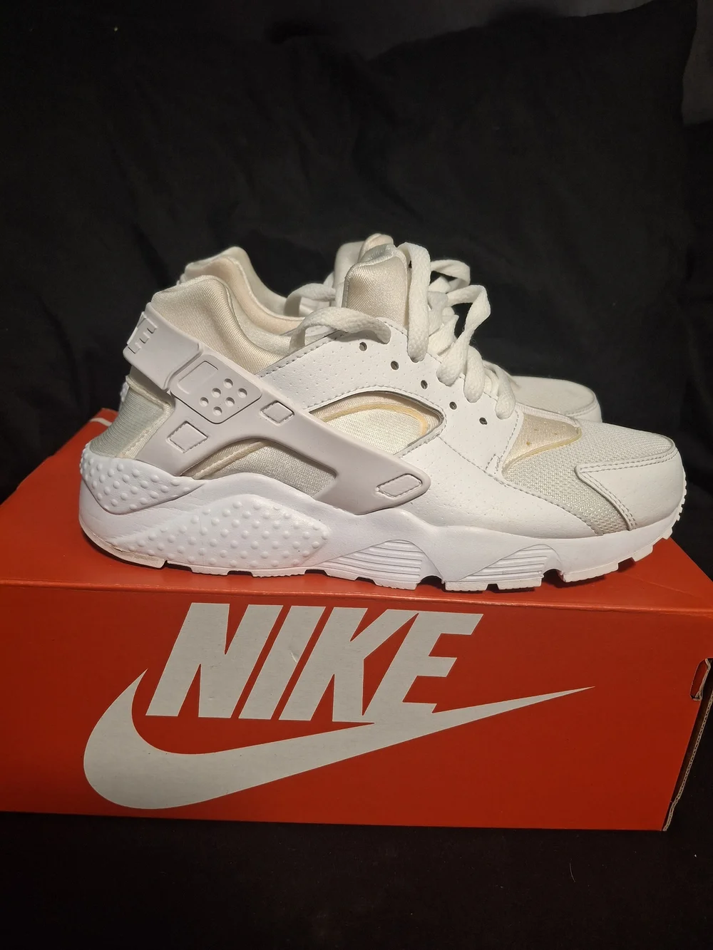 Nike Kids White/Off-White Athletic Sneakers